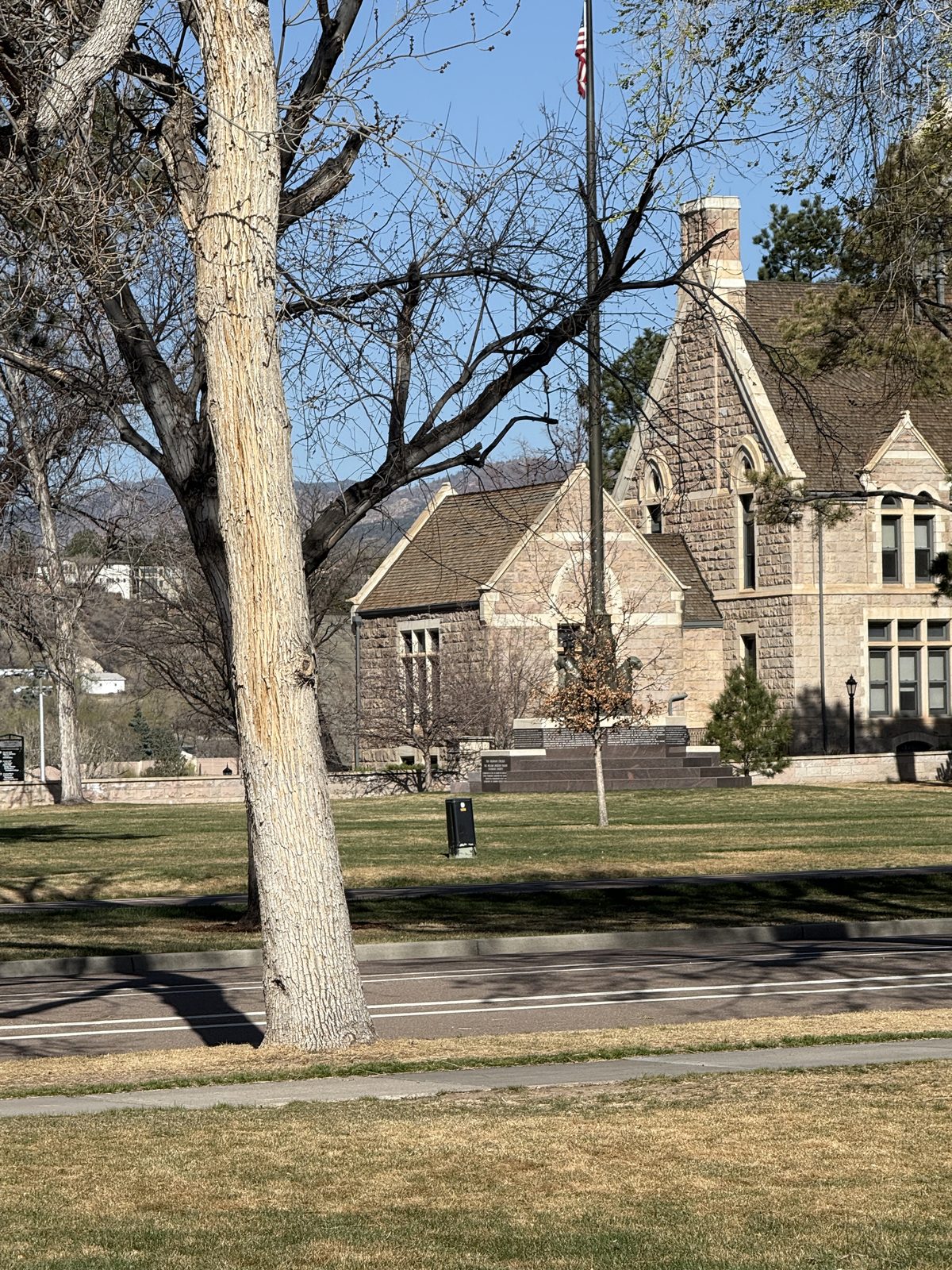 Old stone building on the Colorado College campus