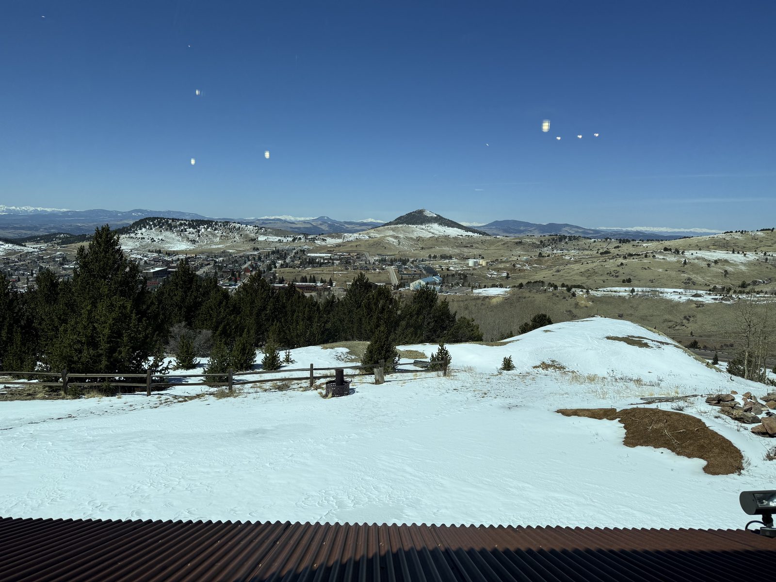 High country opening up beyond the trees
